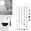 Highly adjustable      flexible       and compatible with various decor styles       comfortable water experience Suite mixer series