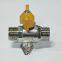 1/2Double outer wire ball valve,Fixed ball valve,Water heater ball valve,electroplateCopper ball valve，Kitchen ball valve