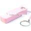 Mini portable power bank,Sliding cover perfume series,2600mAH