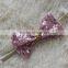 2016 sequined colorful baby girls hair accessory big bow style sparkling kids headbands
