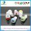 High Quality 2 Port Micro USB Type Crystal Car charger for Mobile phone