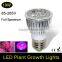 Full spectrum Grow light LED 10W E27 AC 85V - 265V grow lamp bulb for flowering plant,hydroponics system 4pcs/lots