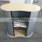 wooden promotion table advertising foldable sales promotion counter