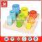 Top Bright Megge Rainbow Tube Game Children Wooden Toy Shape Sorting Toy Confirm to EN 71 and ASTM