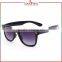 Laura Fairy Brand Names Wholesale Designer Unisex White Lens Black Sunglasses