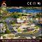 large scale water park 3d rendering architectural models
