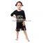 Kids Chothes Yiwu Kaiya Cotton Wholesale Deer with Hot Pink Fringe Dress Girls Frocks