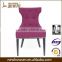 Imitated wooden leather banquet chair