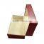 Red Promotion Jewelry Packaging Box Leather & Gift PU Jewellery Box .