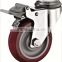 304 Stainless Steel Medium duty Casters with PU Wheel