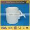 Ceramic white coffee cup set, letter cup