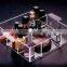 Delicate high quality Acrylic cosmetic product display stands with Experienced Factory Made