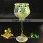 goblet mosaic votive glass candle holder