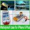 Newest Real 40m Underwater Waterproof Diving Case Housing Whole Body For iPhone 6 Plus 5.5inch