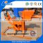 WANTE BRAND low investment WT2-40 manual clay interlocking brick making machine for house plan