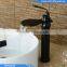 Oil Rubbed Bronze Black Bathroom vessel sink Faucet Waterfall Wash Basin Faucet, Single Handle Basin Mixer