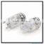 OEM/ODM Rhodium Plated Clear Audio Grade EU Male Power Plug+ IEC Female Plug Connector For audio