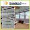 faux wood blinds as real wood look blinds moisture-resistant and budget friendly , office curtain and blinds