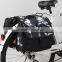 cycling 600D polyester bike double rear rack bag