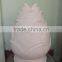 Cremation Urn Lotus White Marble Stone Hand Carved Sculpture From Vietnam