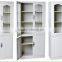 Half glass swing door stainless steel filing cabinet, office cupboard