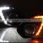 12V DRL With Fog Lamp Hole Turn Signal 9 LED Daytime Running Lights For Mitsubishi ASX 2013 2014                        
                                                Quality Choice