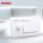 Hot selling High quality Pakistan Series 5Gang switch with dimmer PC white 5+dimmer
