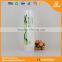 empty natural facial clean cosmetic plastic packaging white oval tube with screw cap