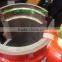 DN125 5" concrete pump wear layer pipe 2000mm - 7.1mm thick-twin wall collar
