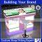 Retail shop acryl counter used appliance display stand