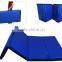 4' wide x 8' long x1-3/8" thick PU Leather Gymnastics Tumbling Martial Arts Folding Mat Carpet Any Color Choices