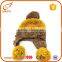 Wholesale 100% wool knitted hat Fashion Beanies Warm knitted women winter hat