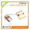 China usb factory wood cuboid usb flash drive