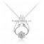 Factory Price s925 Silver Jewelry Real White Gold Plated 925 Sterling Silver Jewelry