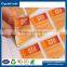 Custom self adhesive custom gold foil embossed sticker