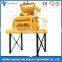 China manufacture manual concrete mixer machine with lifting hopper