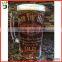 sand blasting etched beer glass with american flag design