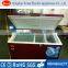 super china freezers color chest deep freezer with LED lamp