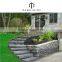 outdoor granite stone semi circular front steps