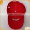 Custom unisex red 6 panel embroidered plain distressed baseball cap