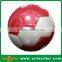 customzied pvc leather football ball white size five