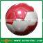 matt finish metalic pvc leather black promotional soccer ball