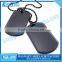 Double Design Cut Out Silver Metal Dog Tags