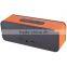 leather case bass sound portable subwoofer speaker