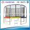 colourful round luxury trampoline with ladder