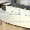 White fashion custom size portable poly resin freestanding tub