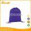 candy color 70D polyester drawstring bag / shoes bag /backpack for sports