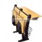 Metal frame college school desk and chair institutional furniture