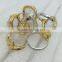 2016 18k Plated Gemstone Gold Ring ,Wedding Ring,Elegant micro pave setting fashion 18k gold rings