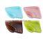 Suction Cup Bathroom Kitchen Sink Corner Storage Rack Plastic Soap Sponge Holder / Sink Triangle Corner Shelf